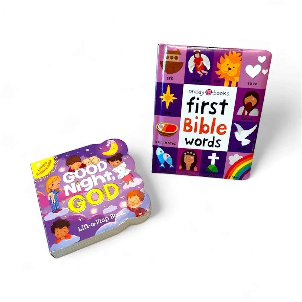Baby Toddler Lift A Flap Soft Padded Board Religious First Bible Learning Books